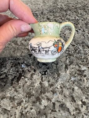 Vintage miniature creamer made by old castle